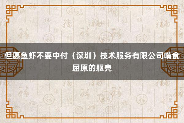 但愿鱼虾不要中付（深圳）技术服务有限公司啃食屈原的躯壳